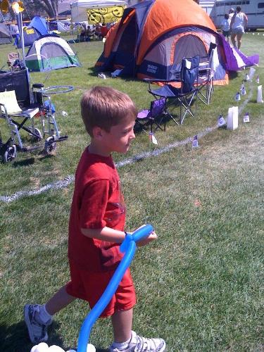 The boys and I participated in the Fernley Relay f - The boys and I participated in the Fernley Relay for Life today