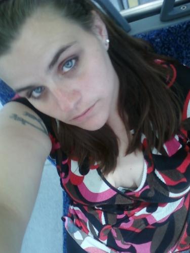 me - this is me sitting on the bus commin home from an interview