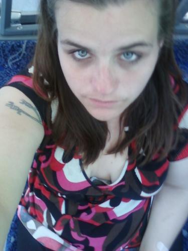me - me sitting on the bus