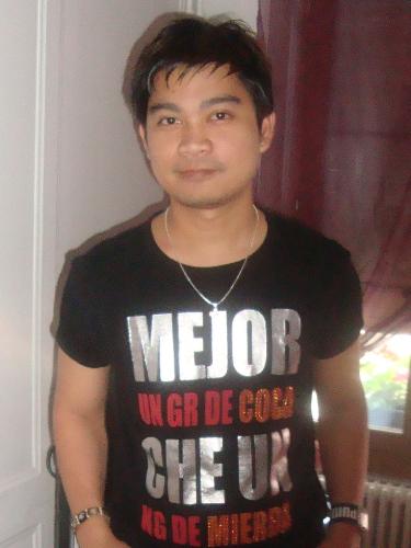 Myself - This was taken last June 15, 2009. A friend of mine took the picture just for fun. Since we are dressed properly, then it was fun to make some nice shots..