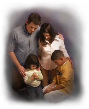 Family Prayers - The family that prays together stays together
