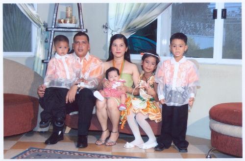 my family - This was taken last May 2008.During the wedding anniversary of my in law's