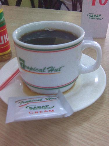 this is instant coffee - coffee in breakfast