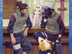 Naruto - Kakashi and Iruka flirting with trudane