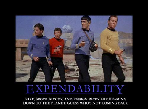 star trek - Guess who's not coming back