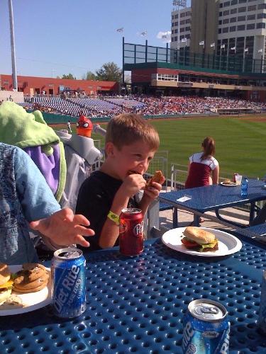 Our family enjoyed a baseball game at the Reno Ace - Our family enjoyed a baseball game at the Reno Aces Minor League stadium