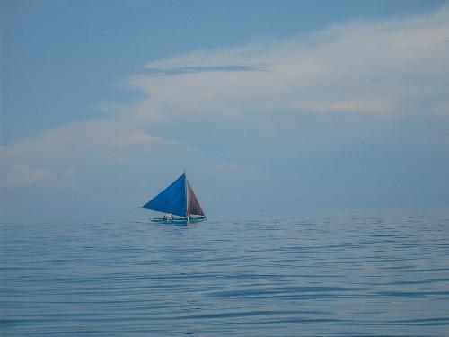 boracay sea - This photo was taken during our Boracay island-hopping in July 2007. The weather was sublime that day.