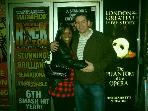 My friend Kieran and me - He's a really a sweetie pie..
