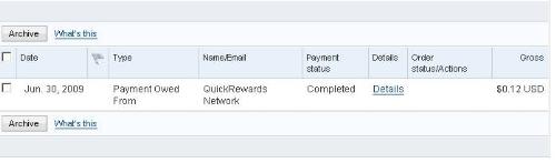 payment proof - Quickrewards Payment Proof