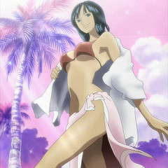 One piece - Nico Robin in two peace