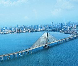 Bandra worli sea link - New built bandra worli sea link in Mumbai