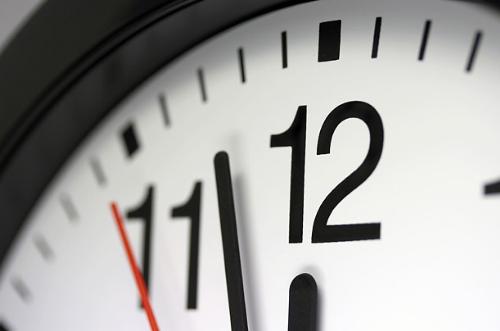Time is running out... - Clock. Time. Every minute and every second... tic - tac