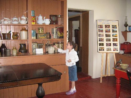 my daughter at work - my daughter at work with me. little tour guide for the museum