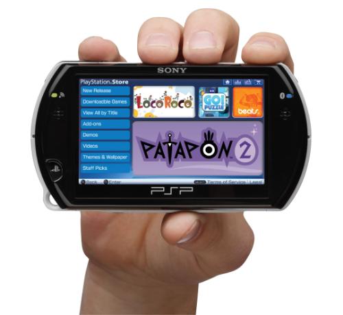 PSP go - This is a picture of the PSP go.