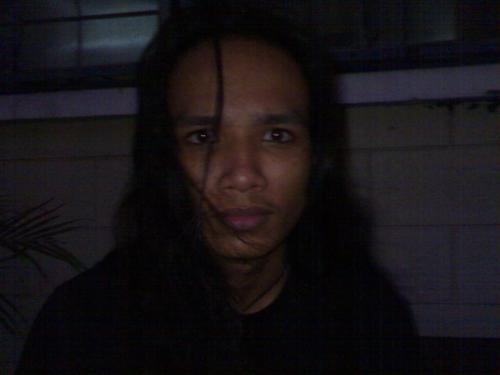 scary raschid - my college classmate raschid in one of his emo modes