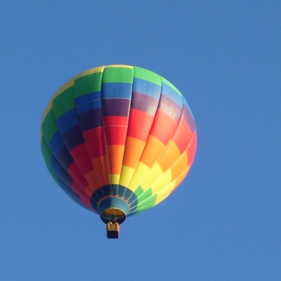 Hot Air Balloon - Photo from right under hot air balloon, Jackson, Michigan