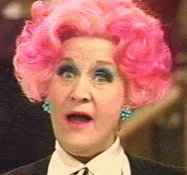 Mollie Sugden as Mrs Slocombe - RIP Mollie. This is her playing the role of Mrs Slocombe in the British comedy "Are you being served?".