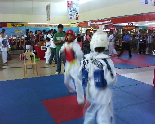 Atonette on Taekwondo fit - Antonette first taekwondo competition at Robinsons' Plaridel Bulacan