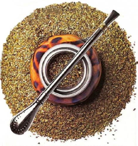 Yerba Mate - A tea drunk frequently in South America.