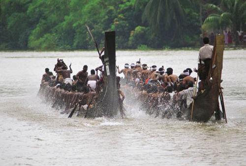 Boat race in Kerala - Boat race that is conducted every year.