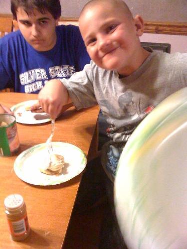 The boys and I had fun baking mini apple pies yest - The boys and I had fun baking mini apple pies yesterday for dessert