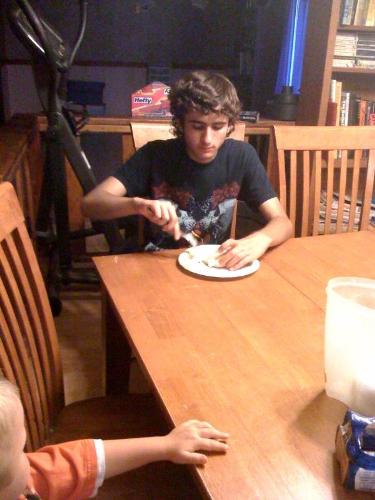 The boys and I had fun baking mini apple pies yest - The boys and I had fun baking mini apple pies yesterday for dessert