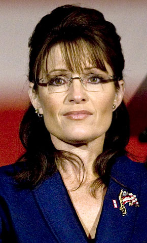 Sarah Palin - I'm soo sorry Sarah, ...............NOT! But don't cry, you might stain that Fabulous Armani suit.