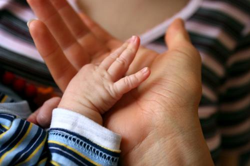 little baby hand - The ultimate form of life: a newborn
