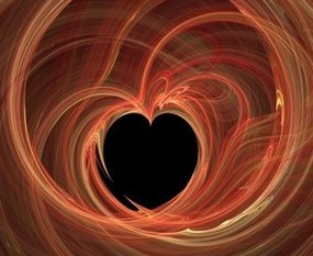 A Heart Hole - There is a hole. . but it is a heart of Love and should be filled with good thoughts!