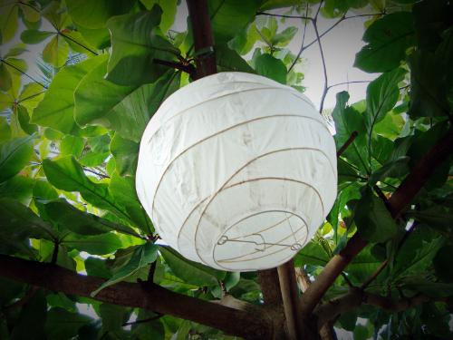garden lamp - a very modern and kraft looking light. gives romantic feel in your garden.