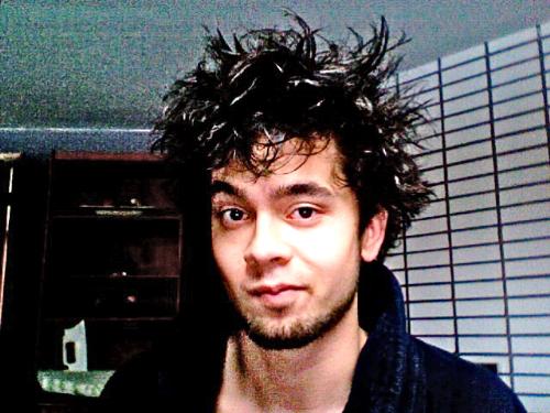 me - me with crazy hair