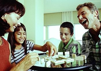 family playing - time for family to experience bonding through playing together and enjoying time to one another