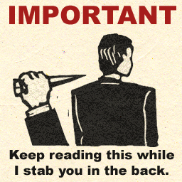 important notice - Thank you for your time.