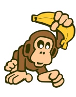 banana monkey - monkey business . .at least he has his banana:)