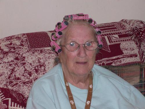 My grandmother - This is my inspiration. My heart. My grandmother. She was always there for me. I dont think she ever said no to anything I ever asked her. When I got pregant right out of high school, she was there for me. She is the best and no one will ever be as important or make such a great impression on me as she did. She has now had alzheimer's for almost 3years. Its getting bad now.Even though she doesnt recognize me, she meets me as a new friend everytime she sees me. She likes me everytime we meet. I say this because she is always saying things about my aunts, uncles, and the others she thinks she is meeting for the first time. No matter what. At least once a day. She will say 'Where is that nice girl? or I wanna see that sweet girl.' I know she has these feelings because somewhere inside she knows its me..... I love you Nana!