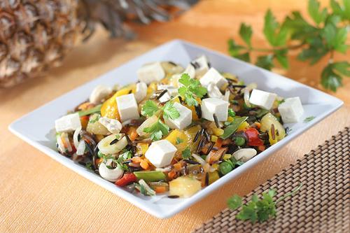 eating - vegetarian dish