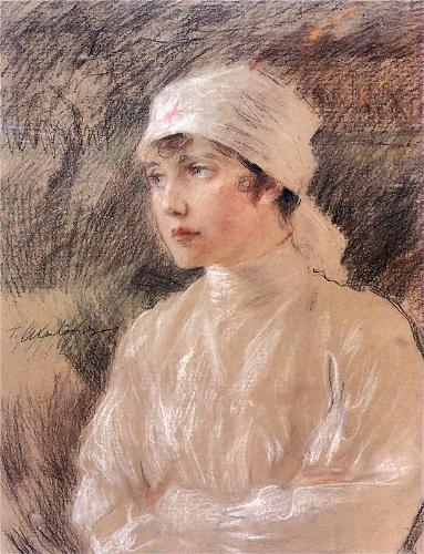 woman - oil painting