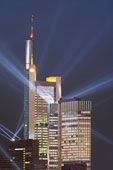 Famous Bank in the World - This is the Image of Germany, Hesse, Frankfurt, European Central Bank and Commerze Bank.