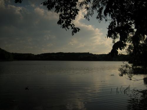 My fave beach! - This is a picture I took of Lake Calhoun. It's more of a scenic pic than one that will actually help you imagine it..But it's the only one I could find offhand. Lake Calhoun is located near uptown in Minneapolis and is definitely my most favorite beach!