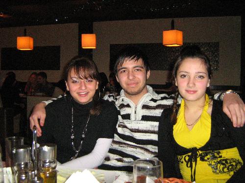 Me when I was celebrating - here we are some friends. With them we have a wonderful time and we were happy.