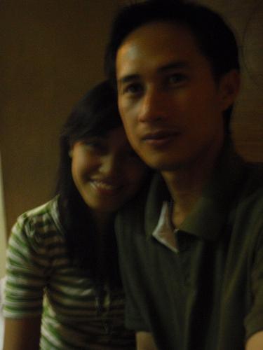 sweetheart - This photo are about two person who are in love and sweet with each other.