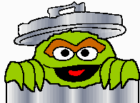 Oscar The Grouch - A picture of Oscar The Grouch from the Sesame Street television show.