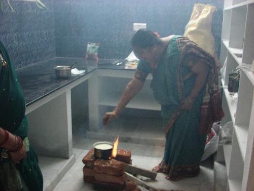 mother in the kitchen - this is the photo of my mother at a function in the house