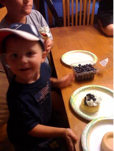 We had a great time making these berry shortcakes - The boys and I had a great time making these yummy berry shortcakes