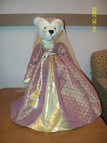Dressed artist teddy bear - Artist designed and crafted teddy bear
