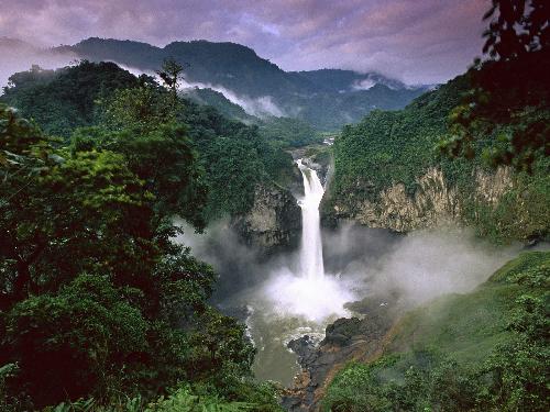 Places I would like to visit - San-rafael water falls, river quijos a tributory of river Amazon in Ecudor...