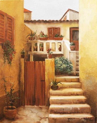 Architecture and Travel - Architecture-oil painting
