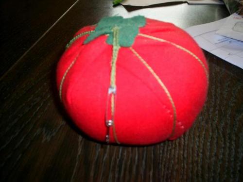 finished pin cushion - here is the finished product.