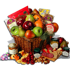 fruit basket - this is a photo of a basket full of fruit