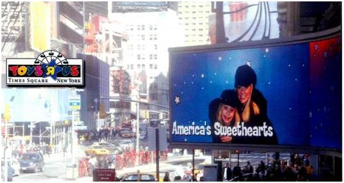 Times Square BIllboard - My daughter and I on a billboard in Times Square.